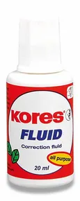 Korrekturfarbe Kores Fluid Pinsel, 20 ml
